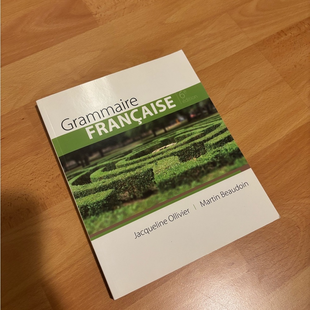 Grammaire Française Textbook Jacqueline Ollivier